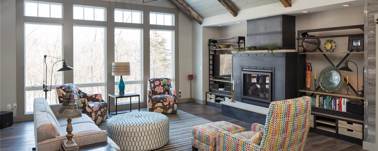 Afton Rustic Modern - Loft Living Room