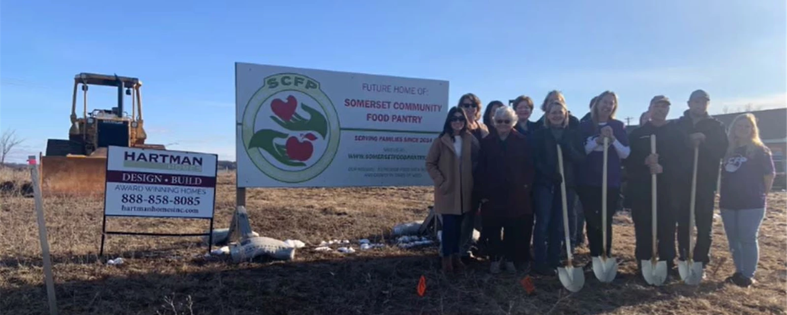 Hartman Homes Blog: Official Groundbreaking of the New Somerset Community Food Pantry Photo 1