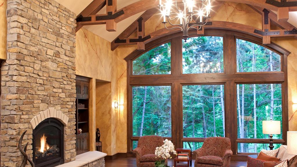 Refined Lodge on Ride Place - Living Room