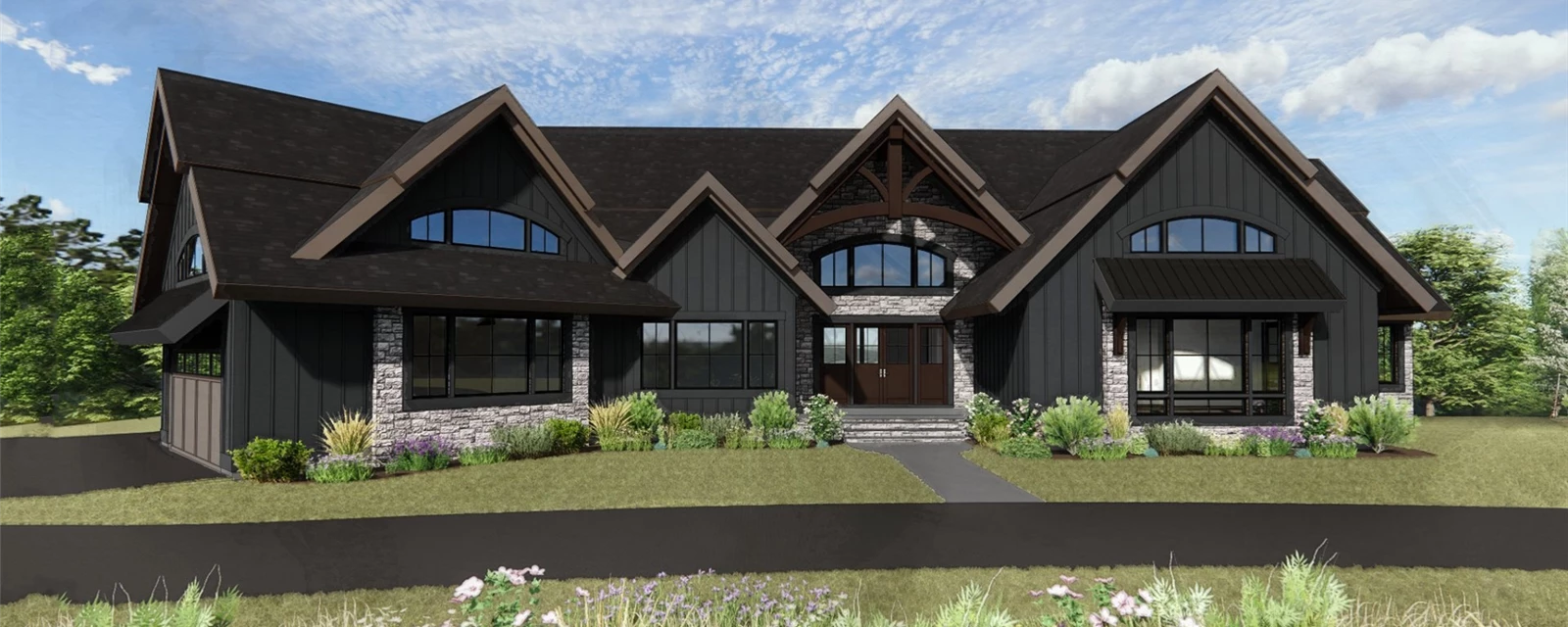 Enchanted Forest Chalet: Exterior Rendering