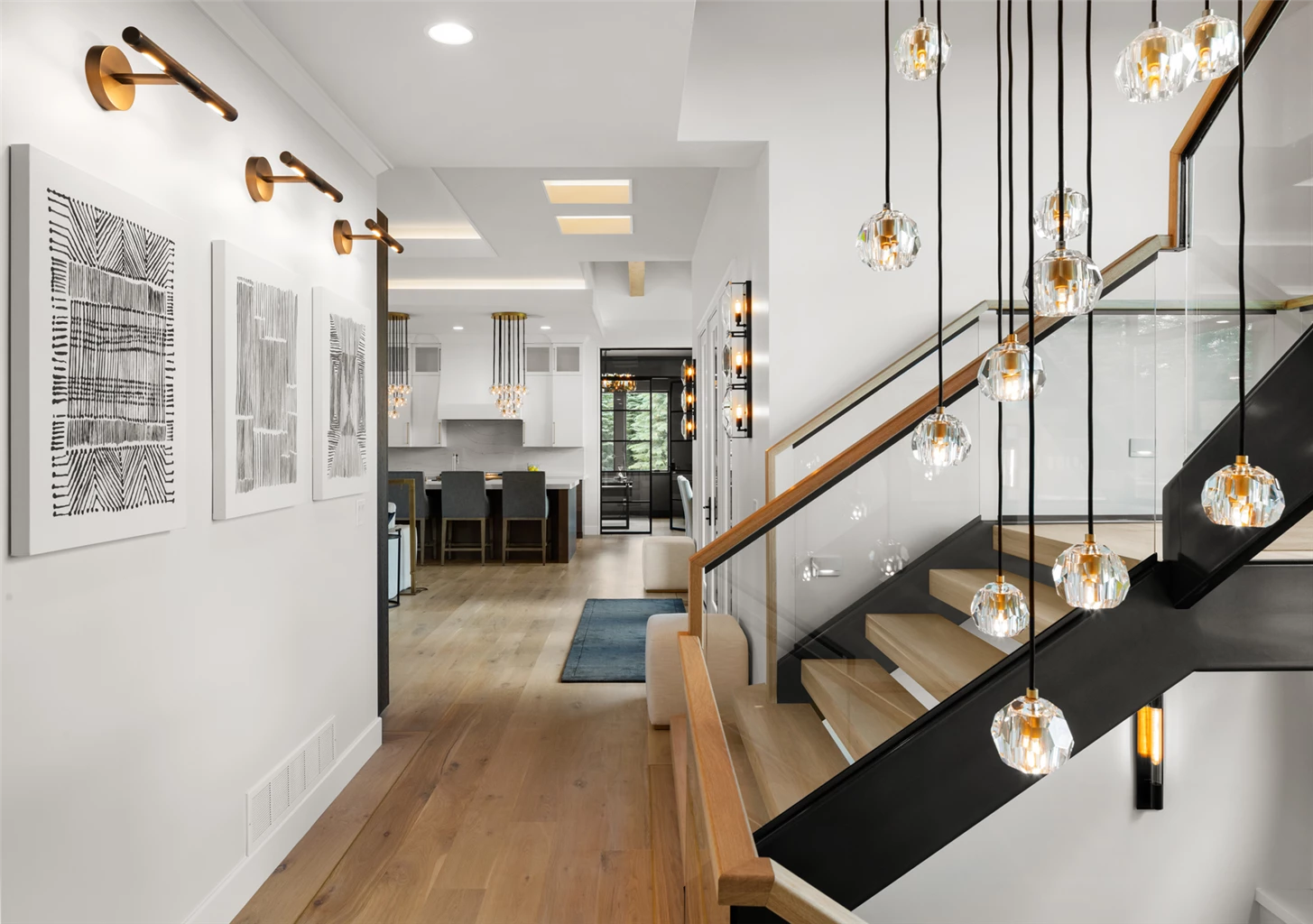 Modern Luxe on Majestic Pines - Staircase 1