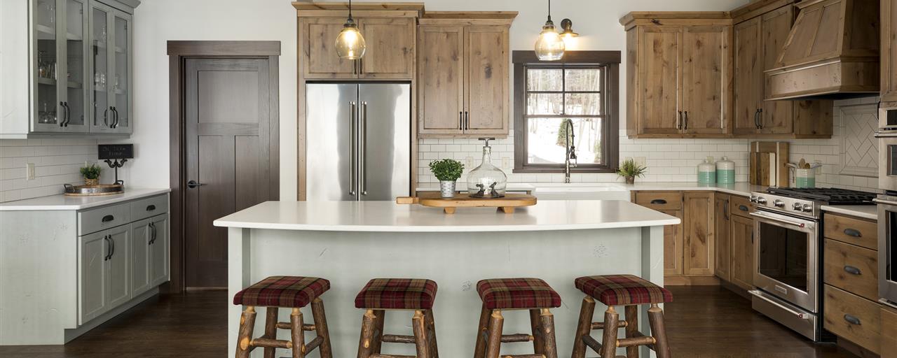 Wapogasset Lodge Retreat- Kitchen Island